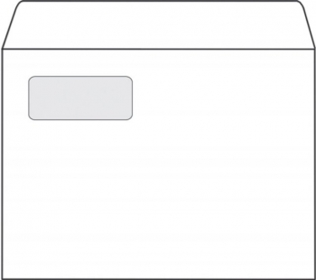 Vokas C5 su langeliu 45x90mm, 162x229mm baltas