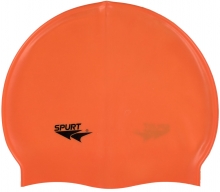 Plaukimo kepuraitė silikoninė SPURT F202 apelsininė