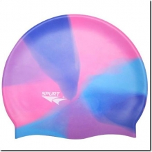 Plaukimo kepuraitė silikoninė SPURT MM118 mėlyna-rožinė