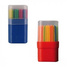 Skaičiavimo pagaliukai dėžutėje, plastikiniai, 50 vnt.