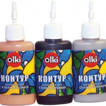 Akrilinis kontūras OLKI 20 ml, auksinis