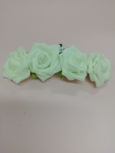 Dekoratyvinės rožytės 4vnt. baltos spalvos