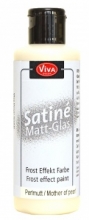 Matiniai dažai stiklui Viva Decor Matt Glas 82 ml., baltos perlamutrinės spalvos