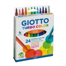 Flomasteriai FILA GIOTTO turbo Color 24 spalvos
