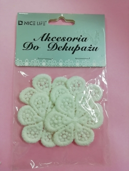 Gėlytė nerta dekupažui 4vnt