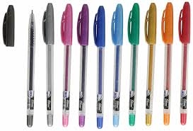 Geliniai rašikliai 10 spalvų LINC Sline