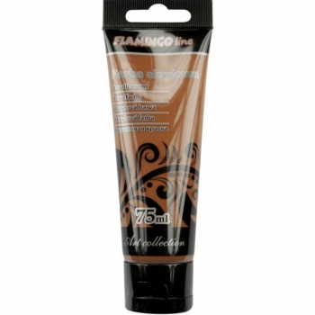 Akrilinai dažai TITANUM 75ml. šv.rudas Burnt Sienna 085