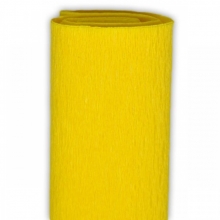 Krepinis popierius 50x200cm geltonas