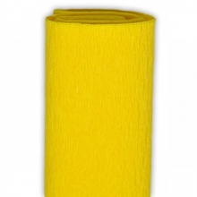 Krepinis popierius 50x200cm geltonas