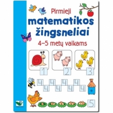 Pirmieji matematikos žingsneliai 4-5 metų vaikams