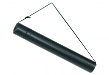 Plastikinis dėklas brėžiniams LINEX 40-74, juodos spalvos
