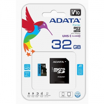 Atminties kortelė ADATA V10 32GB micro SDHC CARD with Adapter