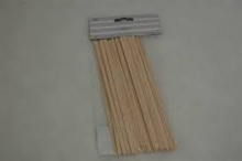 Mediniai pagaliukai 190x5mm 50vnt.