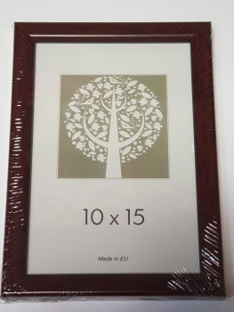Rėmelis 10x15 cm, Aura 1303407 t. rudos - bordo spalvos