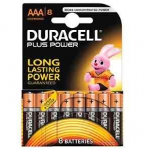 Baterija DURACELL AAA, LR03, 8vnt