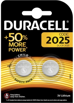 Baterija DURACEL, 2025, 2 Vvnt