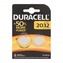 Baterija DURACELL CR2032, 2 vnt