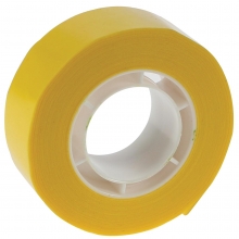 Lipni juostelė APLI 19 mm x 33 m, geltonos spalvos