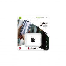 Atminties kortelė micro SDHC KINGSTON Canvas Select Plus 64GB Class10