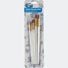 Teptukų rinkinys 6vnt, Nr2,4,6, 8,10,12 sintetika CENTRUM