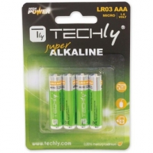 Baterija Techly Alkaline AAA 1 vnt.
