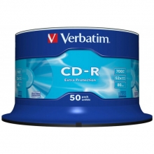 Verbatim CD-R 80/700MB 52x50vnt EXTRA PROTECTION