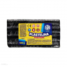 Plastilinas juodas 500 g ASTRA