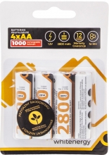 Kraunami elementai WHITENERGY AAA 4vnt 2800mAh