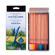 Pieštukai spalvoti dailei MK 12 sp. kartoninėje dėžutėje