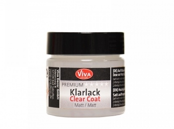 Užbaigimo lakas matinis Clear Coat Viva Decor 50 ml.