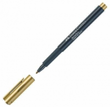 Rašiklis piešimui FaberCastell 250, auksinės metallic spalvos