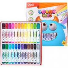 Flomasteriai stori (Jumbo) 24 spalvų Color Kids Deli