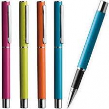Gelinis rašiklis juodas 0.5mm DELI korpusas įvairių spalvų
