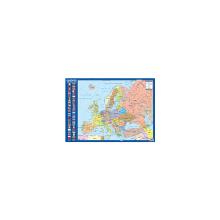 Europos politinis žemėlapis 59 x 44 cm.