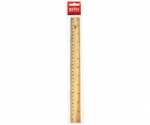 Liniuotė medinė 30cm Osiris