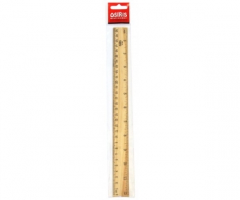 Liniuotė medinė 30cm Osiris