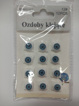 Akytės klijuojamos 13mm 12vnt