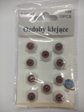 Akytės klijuojamos 15mm 10vnt