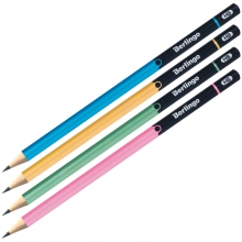 Pieštukas HB Berlingo Silk Touch, įvairių spalvų