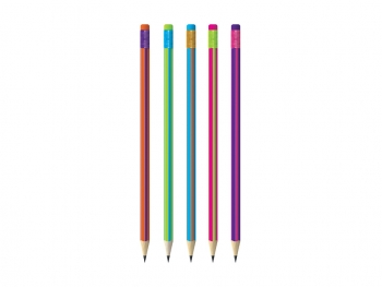 Pieštukas HB su trintuku Berlingo Fuze , įvairių spalvų