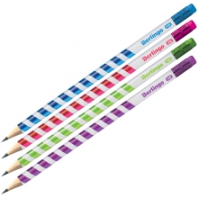 Pieštukas HB su trintuku Berlingo Supertwist įvairių spalvų