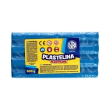 Plastilinas 500gr. mėlyna sp. ASTRA