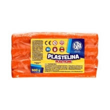 Plastilinas 500gr. oranžinė sp. ASTRA