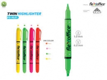 Flexoffice TWIN Highlighter FO-HL01 Markeris rožinis