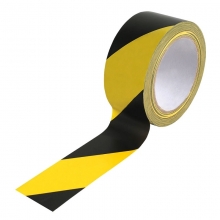 Įspėjamoji lipni juosta, VanLauwer, 50mmx66m, geltona,juoda sp.