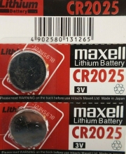 Elementai CR2025 , Lithium , Maxell , 1 vnt.