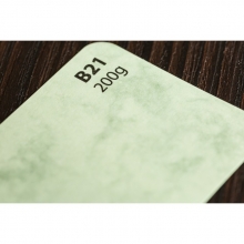 Kartonas vizitinėms kortelėms A4, 20 lapų, 200g B20 W16 marmurinis žalias