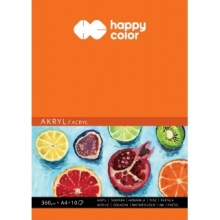 Albumas akrilui A4 10 lapų 360gr. Happy Color