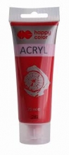 Akriliniai dažai Happy Color 75ml tamsiai-raudonas 26