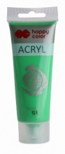 Akriliniai dažai Happy Color 75 ml šv. žalias 51